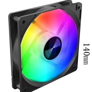 Cooler Fan 14cm 140mm Rgb Cores Fixas Para Gabinete Pc Gamer Ventilador Ventoinha Computador