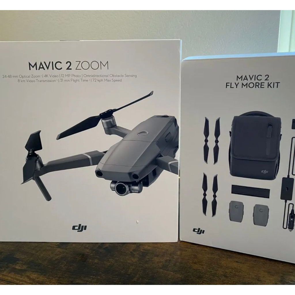 DJI Mavic 2 Zoom Pro Fly More Combo with extras | Shopee Brasil