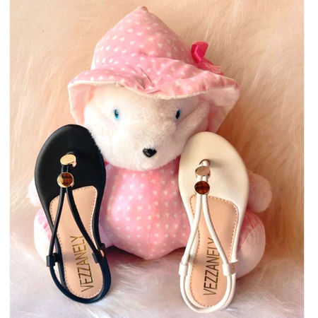 Sandália rasteirinha feminina infantil 