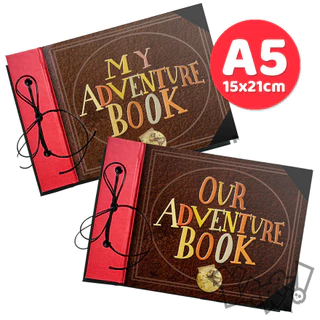 Our ou My Adventure Book Meu Nosso Livro de Aventuras A5 Up scrapbook em Oferta na Shopee
