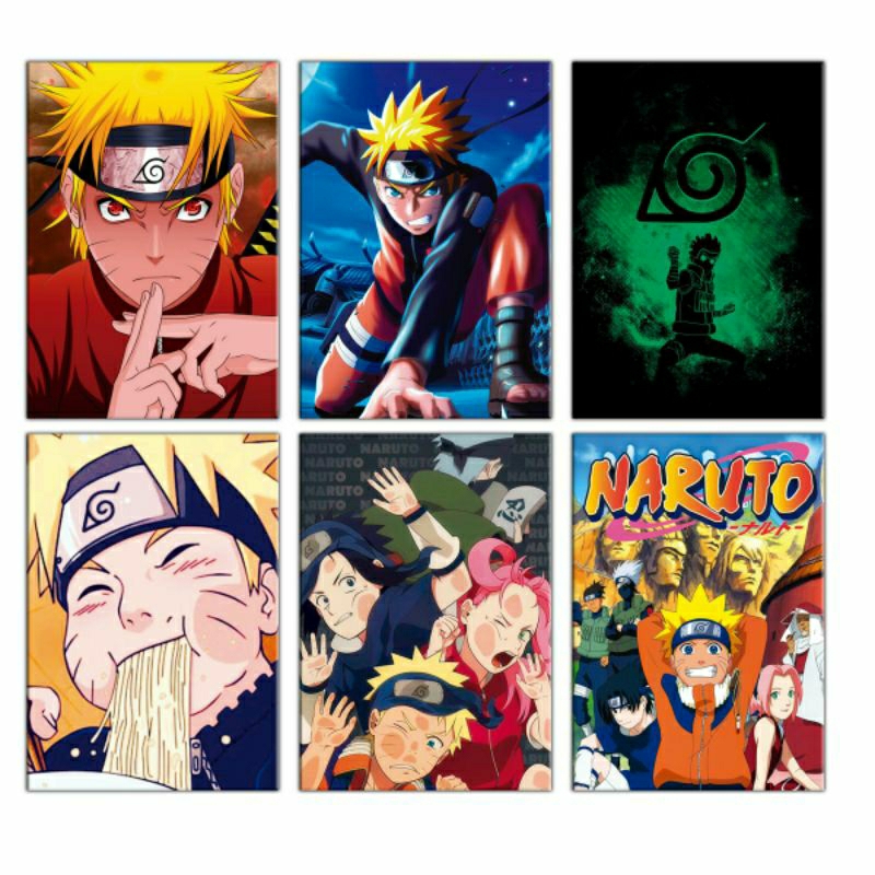 Ímã de Geladeira Naruto 6x8,5cm Vários Modelos