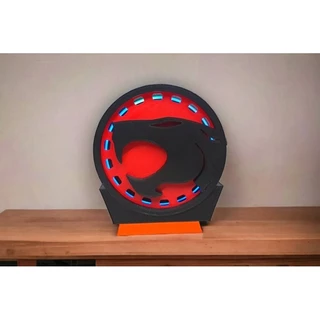 Suporte Alexa Echo Dot 3 Thunder Cats - Presente, decoração criativa, música, som, stand Amazon