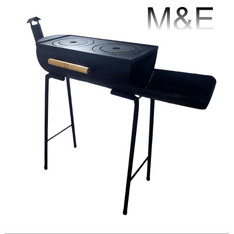 Fogão a lenha DUAS BOCAS com PÉS econômico