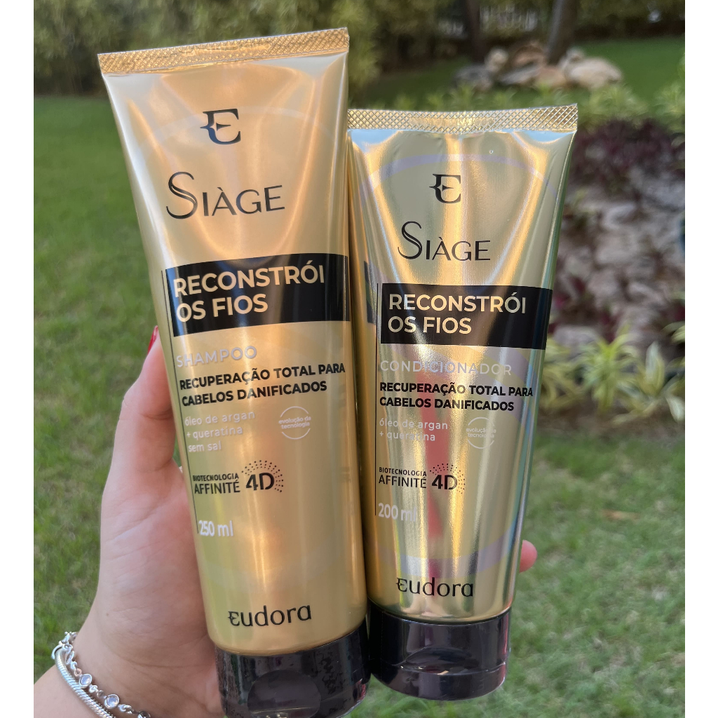 SIAGE EUDORA RECONSTROI OS FIOS CABELOS DANIFICADOS SHAMPOO ...
