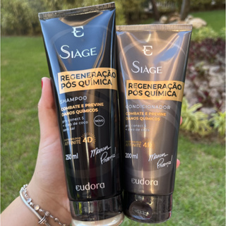 SIAGE EUDORA REGENERAÇÃO PÓS QUIMICA SHAMPOO CONDICIONADOR MASCARA KIT TRATAMENTO