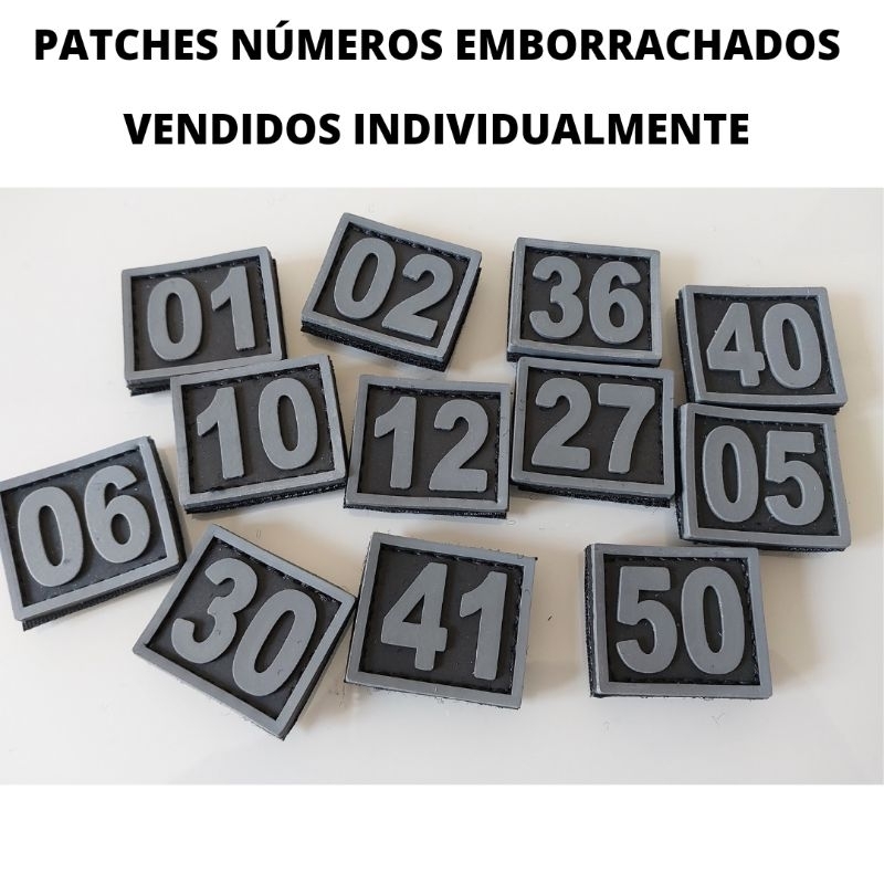 Patch Brasil Emborrachados - Kit 30 Patch Emborrachado
