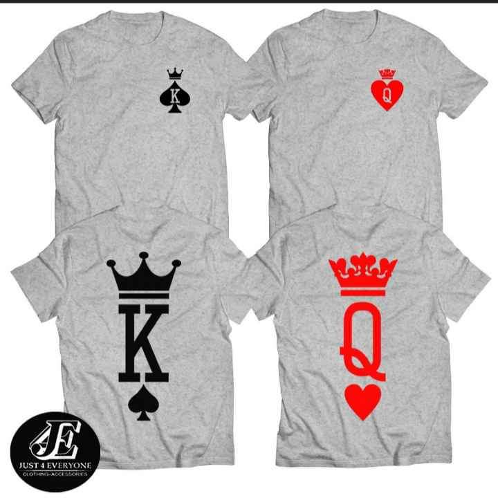 Camisetas Personalizadas Casal - King E Queen