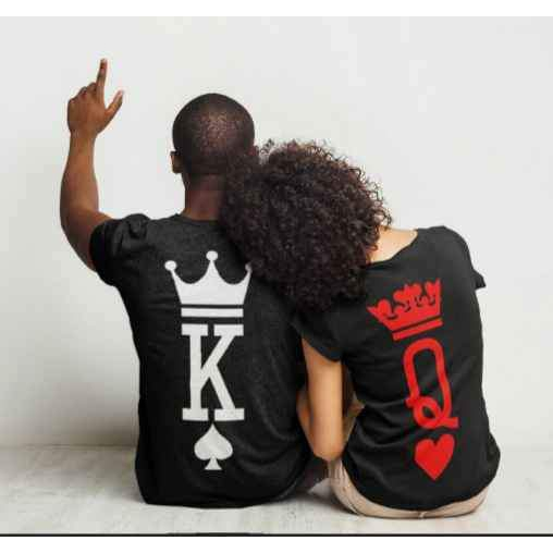 Camiseta Casal Namorado King e Queen - Moricato