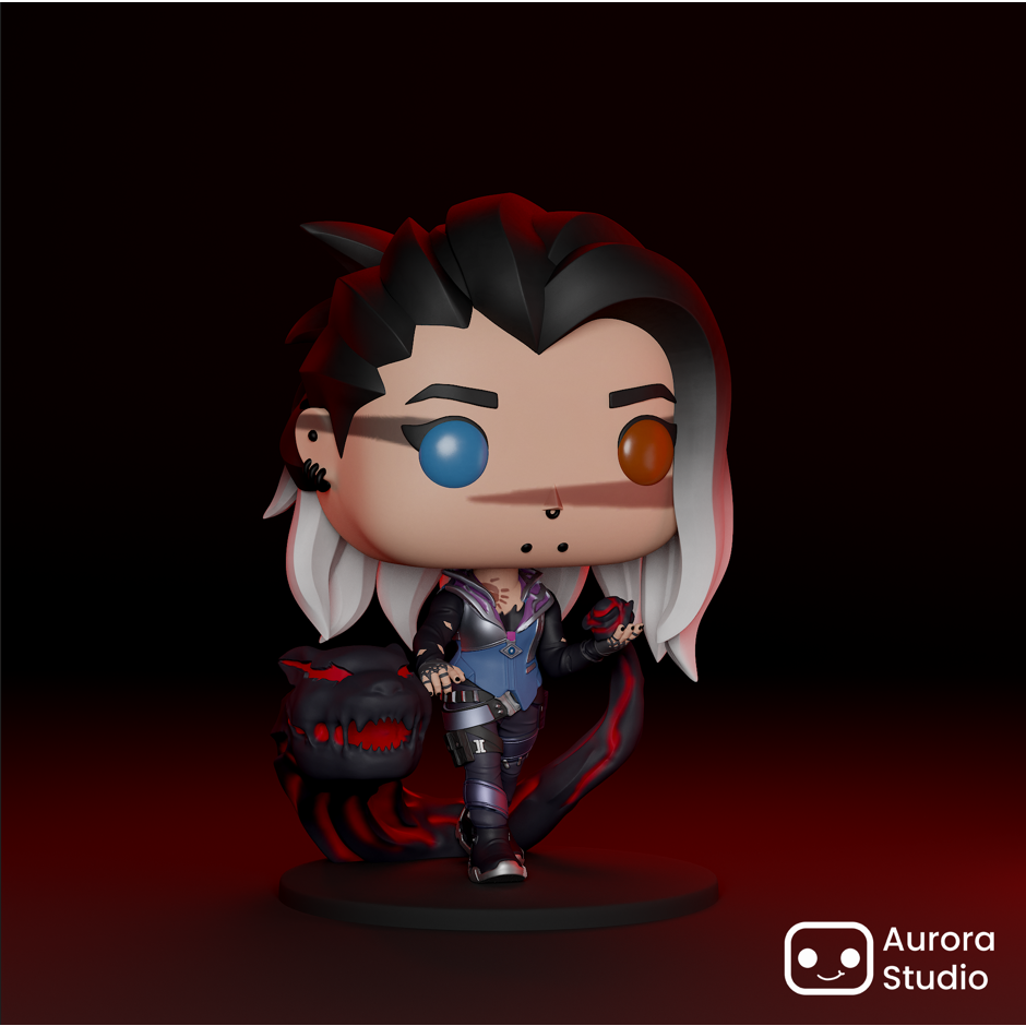 POP ARTESANAL FADE VALORANT - Faz a Boa!