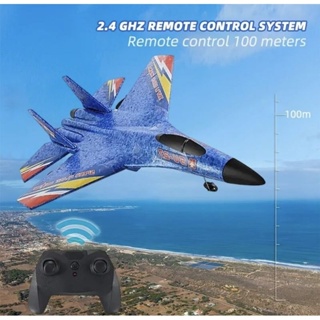 Avião De Controle Remoto The Minator Su 35 Planador Azul em Promoção na  Americanas