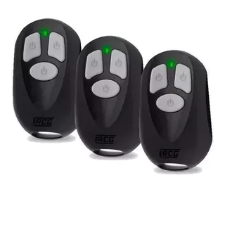 3x Controle Remoto Portão Automatico Rcg - 433 mhz frequencia