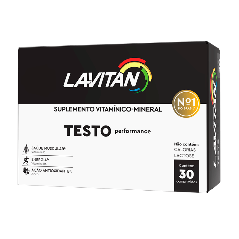 Lavitan Testo Performance Cimed com 30 Comprimidos.