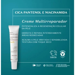 Creme Multirreparador Cica Pantenol + Niacinamida Botik 30ml O Boticário