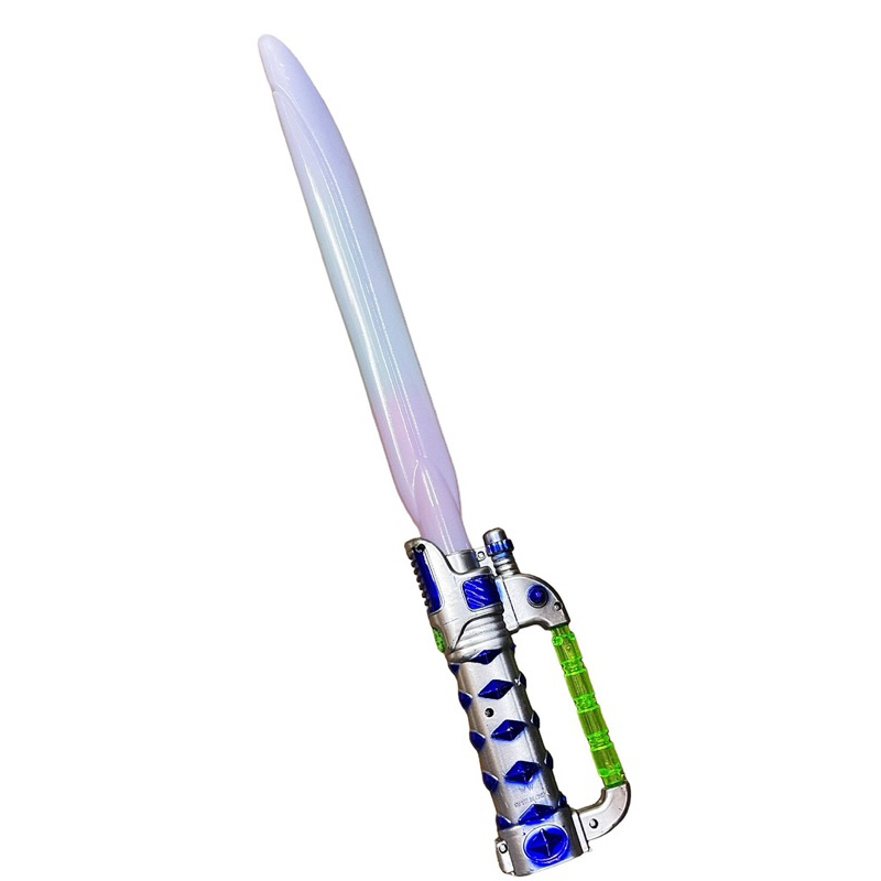 Espada de Brinquedo C/ Som E Luz Laser 53Cm/63Cm Dia Das Crianças