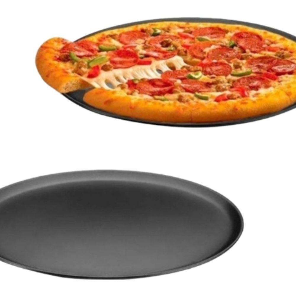 Forma De Pizza Assadeira Antiaderente Bandeja Resistente