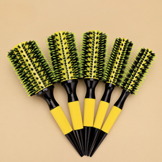 Kit 5 Escovas de Cabelo Profissional Cerdas Javali Progressiva Térmicas