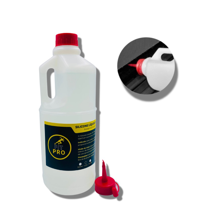 1 Litro Silicone Lubrificante Esteira Ergométrica