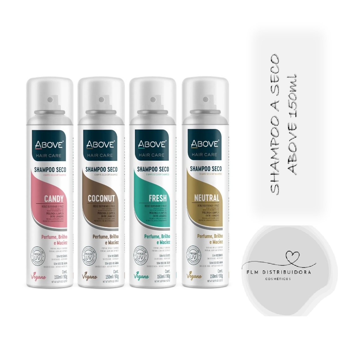 Shampoo Seco Spray Above 150ml/90g (escolha o tipo) Shopee Brasil