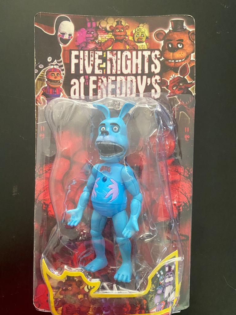 BONECOS ACTION FIVE NIGHTS AT FREDDYS COM LUZ - BONECO JOGO URSO BONNIE  FOXY FAZBEAR GAME FNAF TOYS