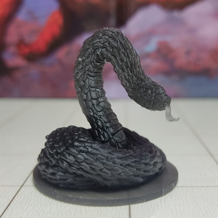 Serpente Gigante Cobra Miniature 3d Compatible With Dungeons and Dragons,  Dnd, Pathfinder and Other RPG Tabletop Game. -  Israel