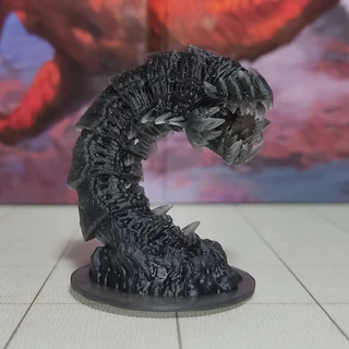 Miniatura RPG Verme Púrpura Criatura DeD BoardGames Dungeon and Dragons