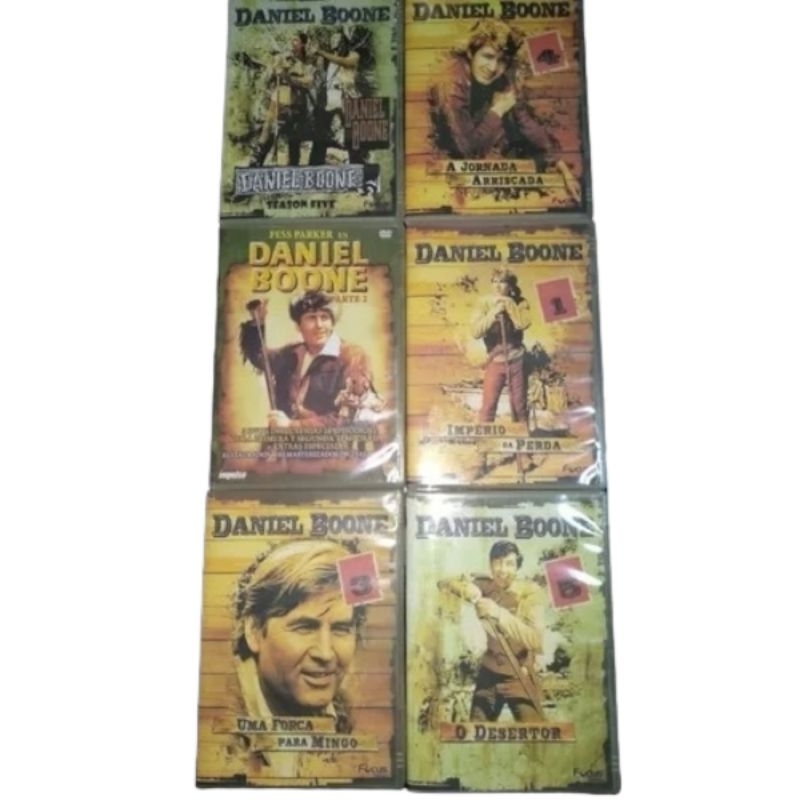 Daniel Boone Série Completa 165 Eps. Dublados 9 Boxes 48 Dvd