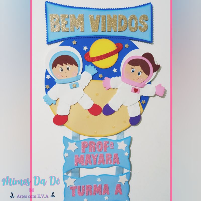 Placa Bem Vindos Para Porta Bem Vindos Sala De Aula Em Eva Shopee Brasil