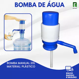 Bomba de Água Bebedouro Manual Galão Até 20L