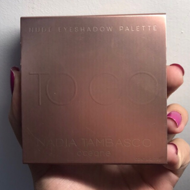 Paleta De Sombras To Go Nude Nadia Tambasco By Oceane Shopee Brasil