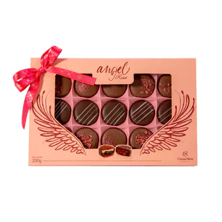 Caixa angel rose 200g Cacau Show em Oferta na Shopee