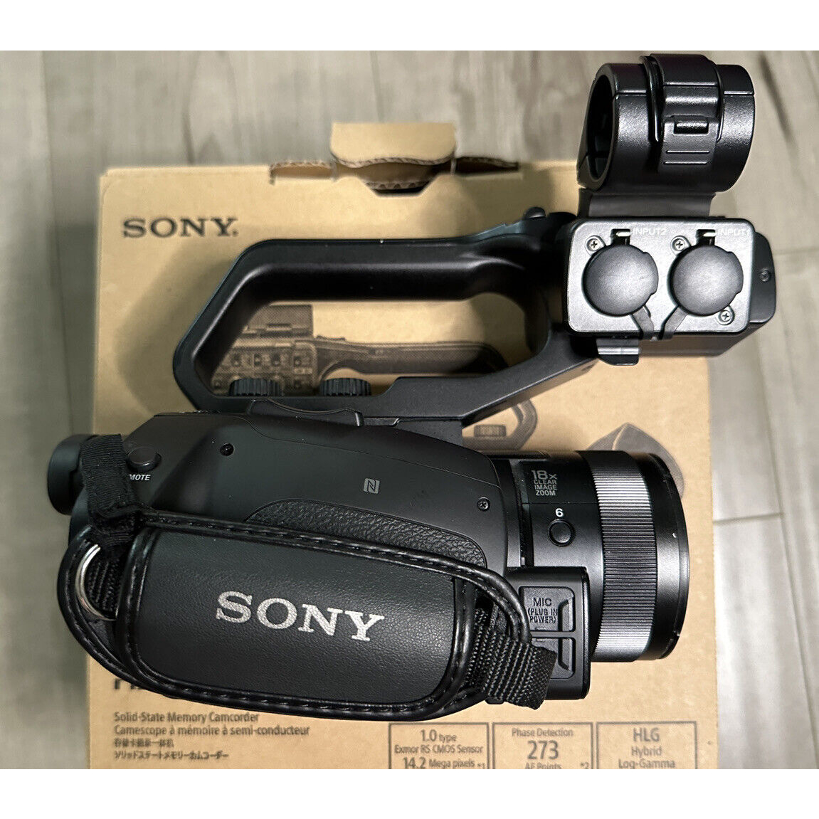 SONY HXRNX80 4K Full HD XDCAM Camcorder. FREE BATTERIES, CHARGER AND