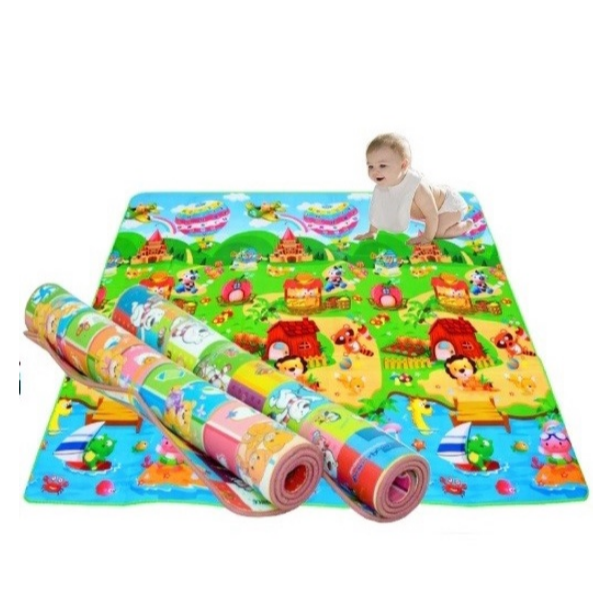 Tapete De Atividades Tatame Infantil 200x180 Dupla Face Shopee Brasil
