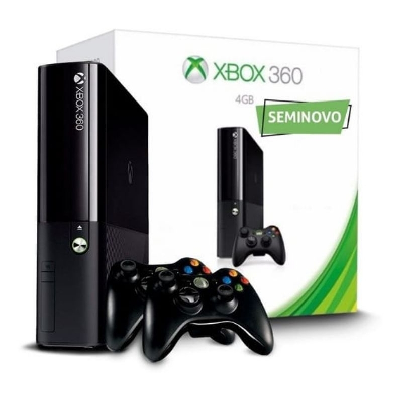 Xbox360 Super slim/Slim 500gb desbloq/destrav Rgh-jtag + 2 Controles + 100 jogos + 2000 jogos