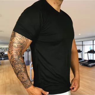 Camiseta para Treino Masculina DryFit Malha Respirável