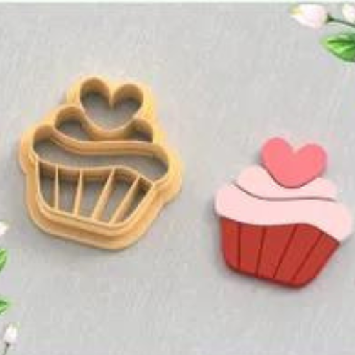 Cortador de Biscoito Pasta Americana Biscuit Cupcake Coração
