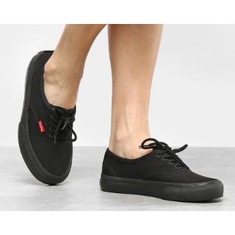 Tenis Redley Masculino Feminino Casual Todo Preto Envio Imediato