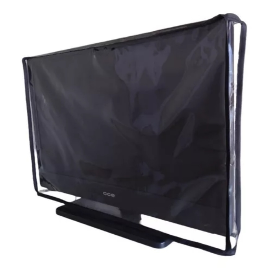 Capa Para TV Led e LCD Em Pvc Transparente Impermeável - Todos os Tamanhos - Capa TV Alta Qualidade