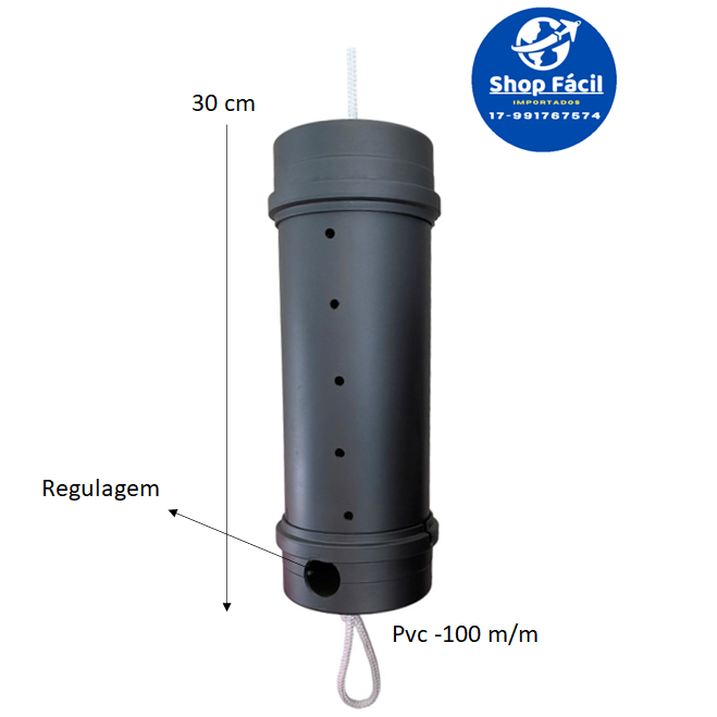 Tratador (cevador) PVC - Grande