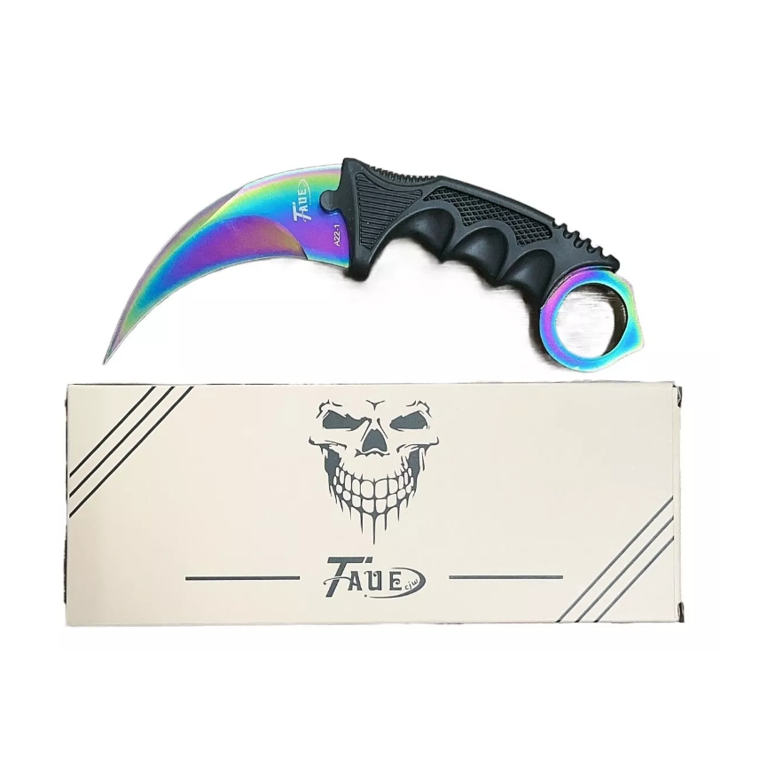 Canivete Karambit Cs Go Tactical Defense Amolada com Bainha e Cordão ...