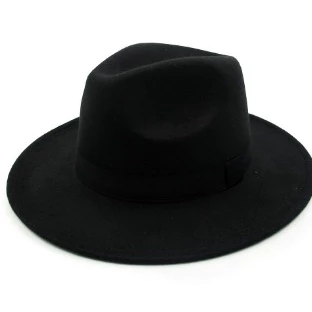 Chapéu Fedora Feltro Aba Média Unissex Regulável
