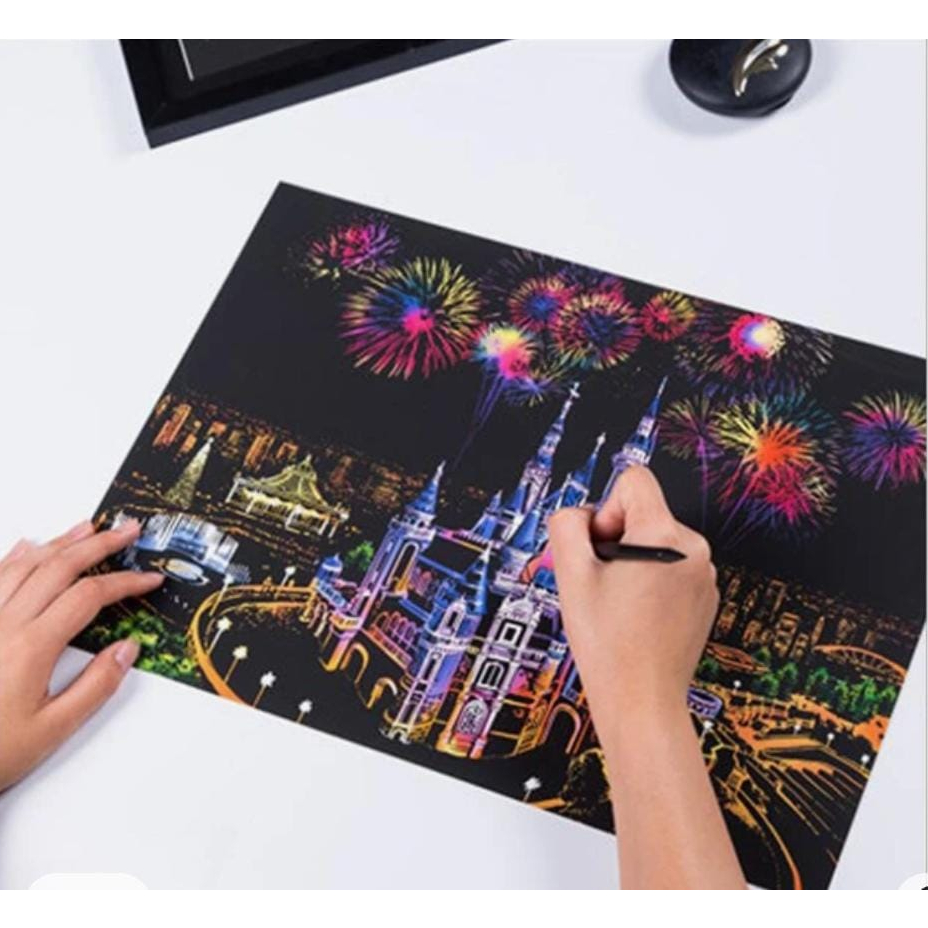 2 Papel Color Papel Magico Multicolor Faço Desenhos Artesanato