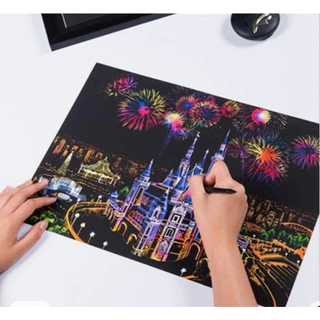 2 Papel Color Papel Magico Multicolor Faço Desenhos Artesanato