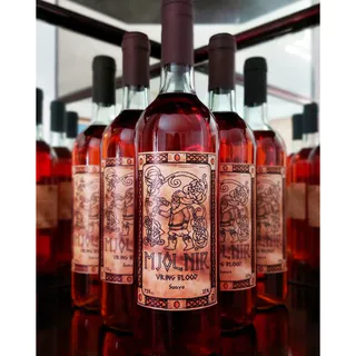Mjolnir Hidromel - Viking Blood - Suave - 750ml