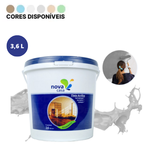 Gesso Acrílico 250ml/500ml/1,5L/3,6L - Corfix