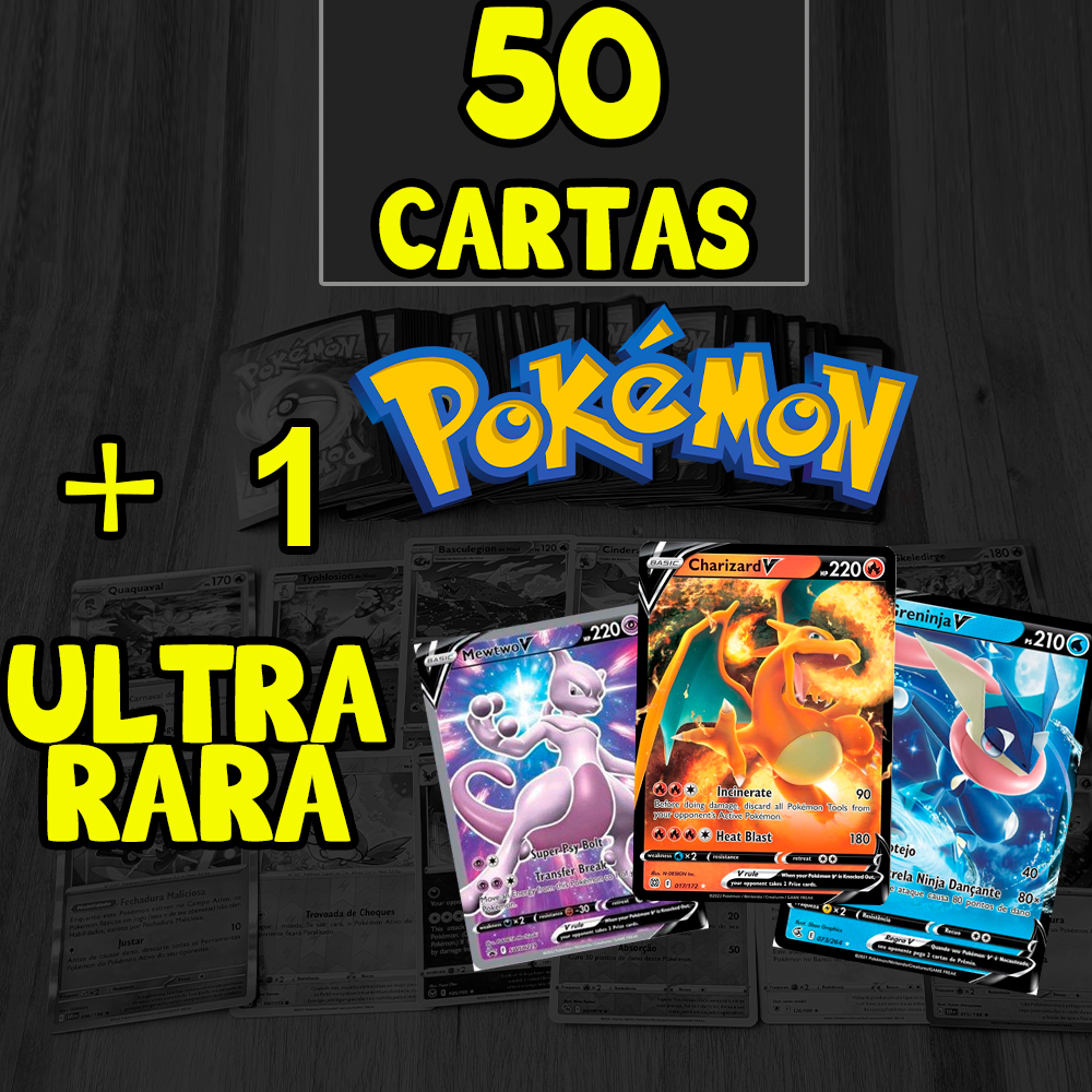 Carta Pokemon Scizor V Ultra Rara Copag Br + 50 Cartas