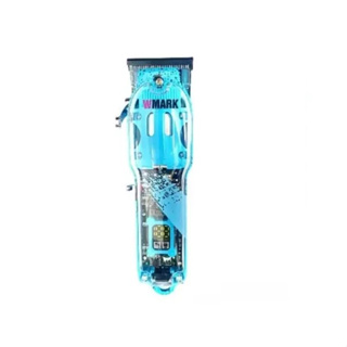 Maquina de Cortar Cabelo Wmark Ng 308/408 Com Visor Azul Novidade
