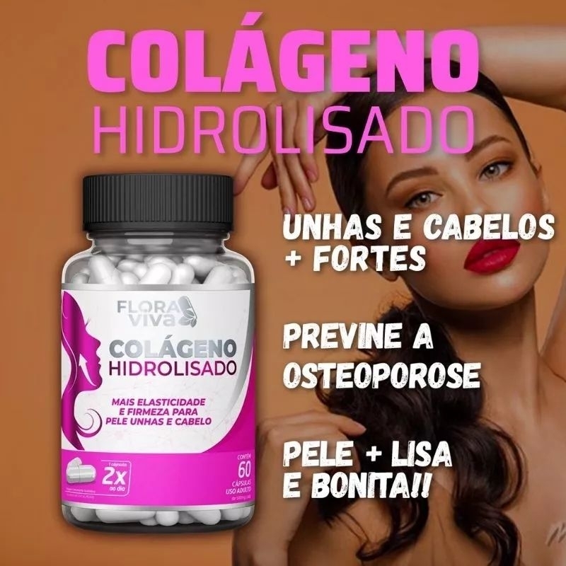 Colageno Hidrolisado para Rugas, Flacidez, trata linhas de expressão ...