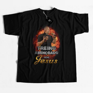 Camiseta Padre Pe Marcelo Rossi Treino Abençoado Por Jesus