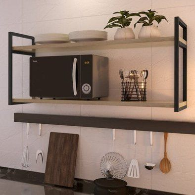 SUPORTES e Prateleiras para micro-ondas INDUSTRIAL e decoração ENVIO RAPIDO