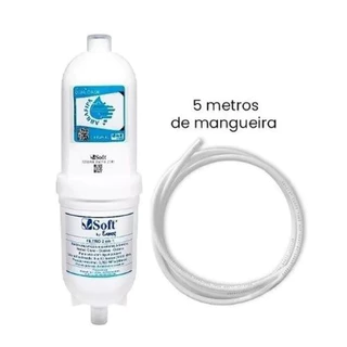 Kit Filtro Refil Soft Slim, Star, Fit, Flat, Plus e Baby Original + Mangueira 5 Metros